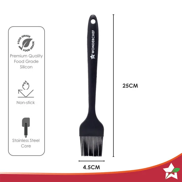 Waterstone Silicone Brush | Stainless Steel Core | High Capacity Basting Brush | Heat Resistant | For Cooking & Baking & BBQ image 2