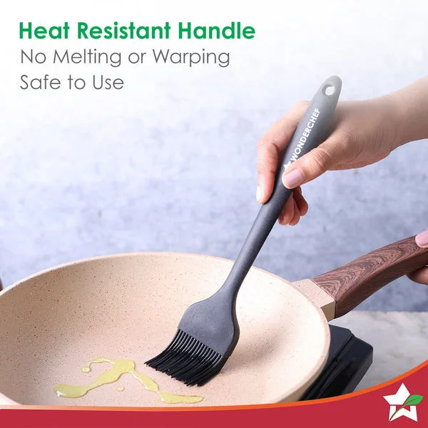 Waterstone Silicone Brush | Stainless Steel Core | High Capacity Basting Brush | Heat Resistant | For Cooking & Baking & BBQ image 6