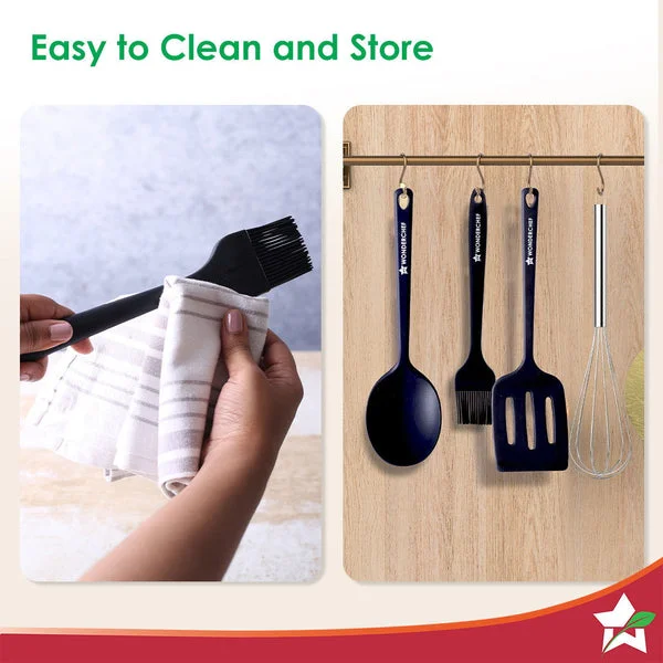 Waterstone Silicone Brush | Stainless Steel Core | High Capacity Basting Brush | Heat Resistant | For Cooking & Baking & BBQ image 7