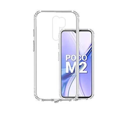 Soft Silicon Scratch Resistant Clear Case for Redmi 9 Prime | Poco M2 | Transparent TPU Flexible Cover | Slim Protective Mobile Shell thumbnail 0