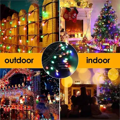 String Light 12 Meter | Decorative Multicolor LED Lights for Diwali, Christmas, Wedding & Home Decoration (Waterproof, 10W) thumbnail 3