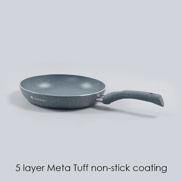 Granite Non-Stick Fry Pan | 26 cm | 5-Layer PFOA Free Coating | Induction & Gas Compatible | Toxin-Free Cooking image 2