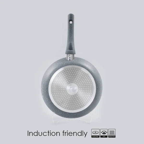 Granite Non-Stick Fry Pan | 26 cm | 5-Layer PFOA Free Coating | Induction & Gas Compatible | Toxin-Free Cooking image 13
