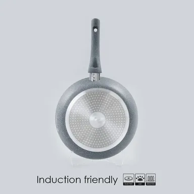 Granite Non-Stick Fry Pan | 26 cm | 5-Layer PFOA Free Coating | Induction & Gas Compatible | Toxin-Free Cooking thumbnail 12