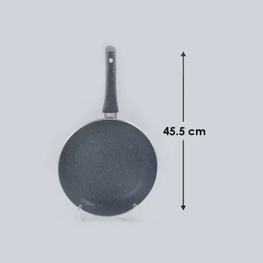 Granite Non-Stick Fry Pan | 26 cm | 5-Layer PFOA Free Coating | Induction & Gas Compatible | Toxin-Free Cooking thumbnail 11