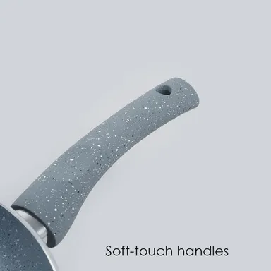 Granite Non-Stick Fry Pan | 26 cm | 5-Layer PFOA Free Coating | Induction & Gas Compatible | Toxin-Free Cooking thumbnail 9