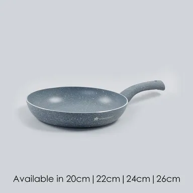 Granite Non-Stick Fry Pan | 26 cm | 5-Layer PFOA Free Coating | Induction & Gas Compatible | Toxin-Free Cooking thumbnail 8