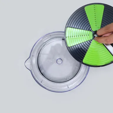 Turbo Chopper | Vegetable & Fruit Slicer | Slicing Platform | Manual Kitchen Chopper thumbnail 3