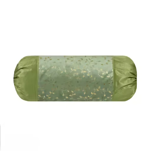 Trimly Velvet Bolster Pillow Cover | Dori Style | 16x32 inch | Pack of 2 image 2