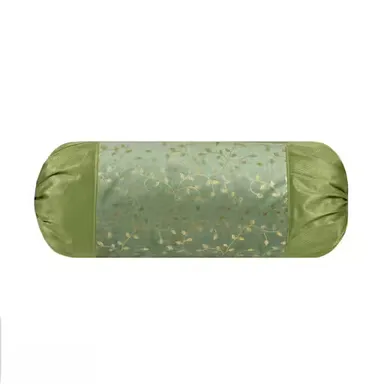 Trimly Velvet Bolster Pillow Cover | Dori Style | 16x32 inch | Pack of 2 thumbnail 1