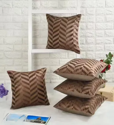 Luxurious Velvet Cushion Cover Set| Pack of 5 | Soft Stylish and Durable