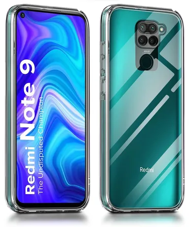 Soft Silicon Scratch Resistant Clear Case for Redmi Note 9 | Transparent Anti-Slip Mobile Cover thumbnail 1