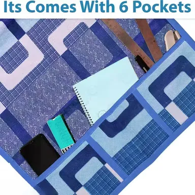 Dustproof Refrigerator Top Cover Combo | 6 Pockets Handle Cover 3 Mats for Home thumbnail 3