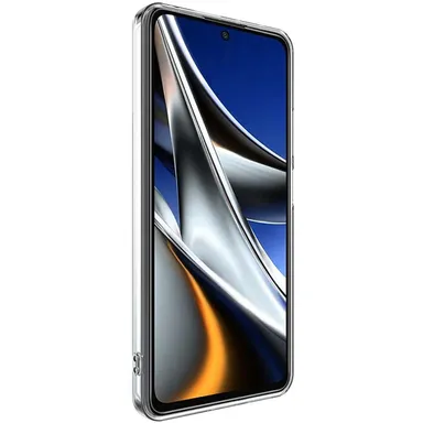 Shock Proof Transparent Back Cover for POCO X4 Pro 5G | Soft Silicone Clear Case | Slim Protective Mobile Cover thumbnail 1