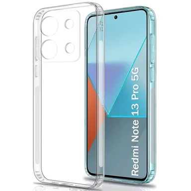 Transparent Shockproof Back Cover for Redmi Note 13 5G | Anti-Yellow Ultra Clear Mobile Case | Soft Edge Cover thumbnail 0