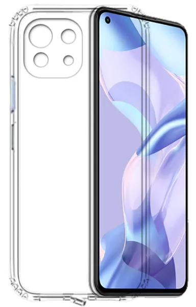 Shock Proof Transparent Back Cover for Mi 11 Lite | Silicone Soft Case Xiaomi 11 Lite Ne 5G  thumbnail 0