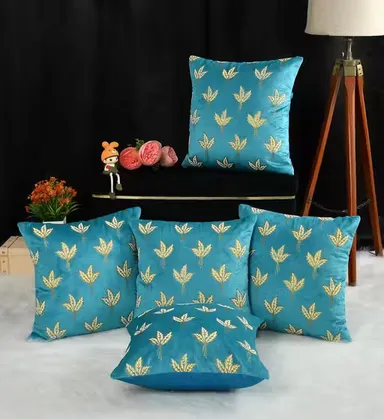 Deluxe Velvet Cushion Cover Collection | Elegant Pack of 5 Pillows Cover