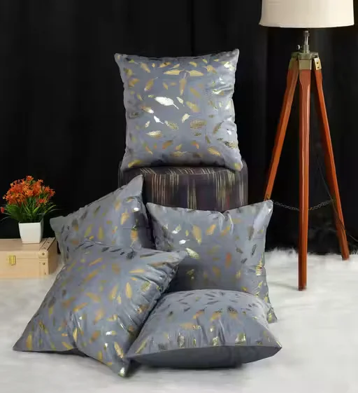 ColorBurst Luxe Cushion Cover| 5-Pack 16x16 Inches Bold Cotton Design image 1
