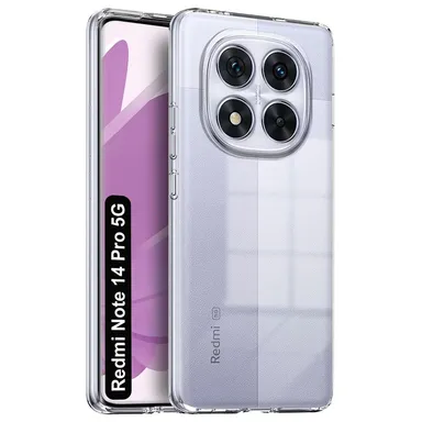 Scratch Resistant Back Cover for Redmi Note 14 Pro 5G | Poco X7 5G | Camera Protection | Anti-Yellow thumbnail 0