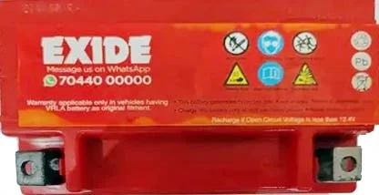 EXIDE XPLORE XLTZ9 9 Ah Bike Battery | 12 V Maintenance-Free Motorcycle Battery for Scooters | Motorbikes with Long Life & Reliable Performance image 2