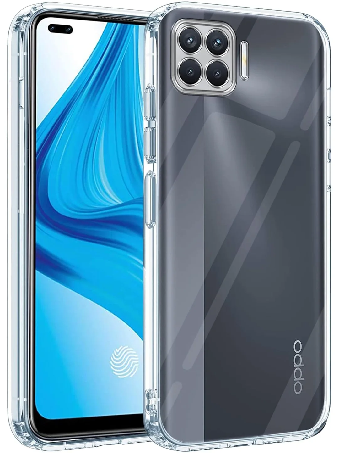 Scratch Resistant Transparent Cover for Oppo F17 | Flexible Back Case | Soft Silicon Clear Case image 1