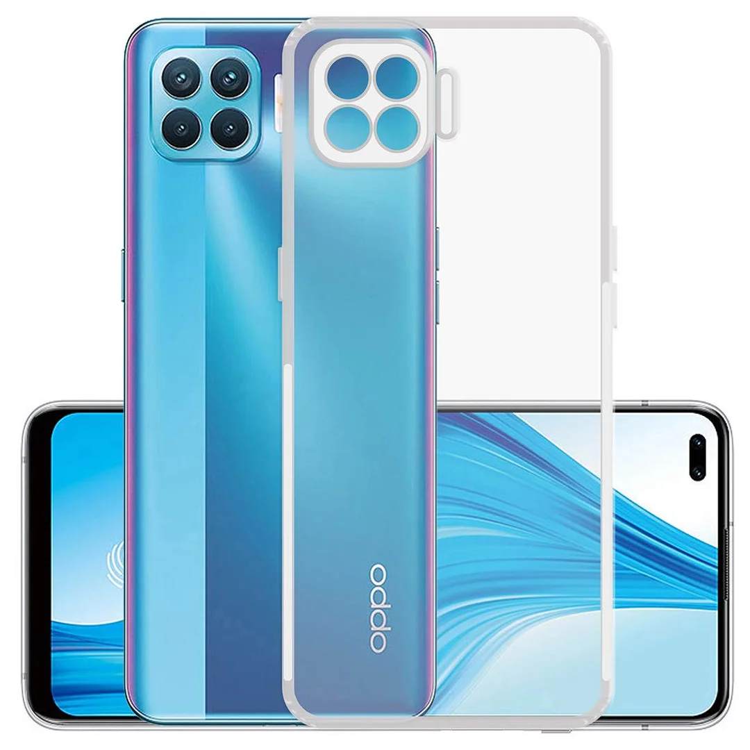 Scratch Resistant Transparent Cover for Oppo F17 | Flexible Back Case | Soft Silicon Clear Case image 2