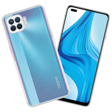 Scratch Resistant Transparent Cover for Oppo F17 | Flexible Back Case | Soft Silicon Clear Case   thumbnail 2