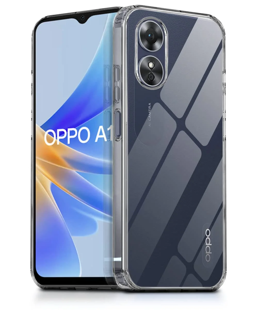 Scratch Resistant Back Case for Oppo A17 | Clear Slim Fit Mobile Case | Soft Silicone Transparent Cover image 1
