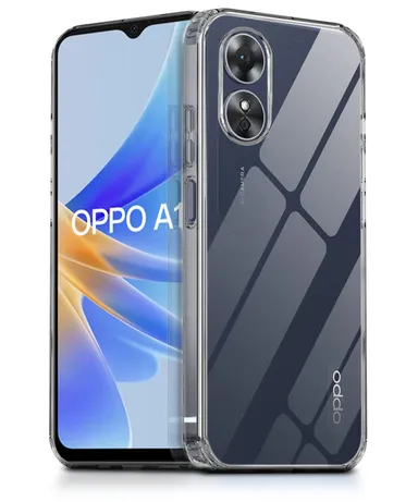 Scratch Resistant Back Case for Oppo A17 | Clear Slim Fit Mobile Case | Soft Silicone Transparent Cover  thumbnail 0