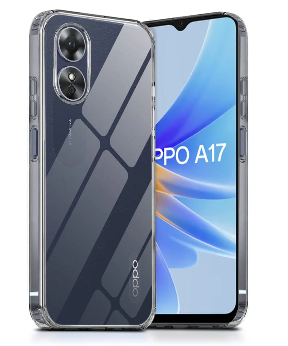 Scratch Resistant Back Case for Oppo A17 | Clear Slim Fit Mobile Case | Soft Silicone Transparent Cover image 2
