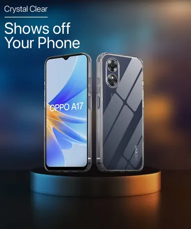 Scratch Resistant Back Case for Oppo A17 | Clear Slim Fit Mobile Case | Soft Silicone Transparent Cover  thumbnail 2