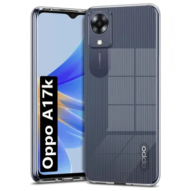 Soft Silicon Scratch Resistant Clear Case for Oppo A17K | Transparent TPU Protective Cover | Flexible | Durable Phone Case thumbnail 0