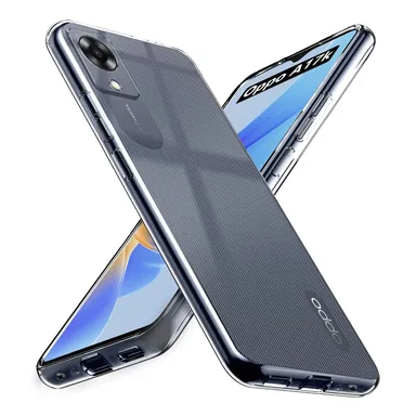 Soft Silicon Scratch Resistant Clear Case for Oppo A17K | Transparent TPU Protective Cover | Flexible | Durable Phone Case thumbnail 1