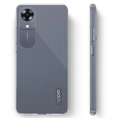 Soft Silicon Scratch Resistant Clear Case for Oppo A17K | Transparent TPU Protective Cover | Flexible | Durable Phone Case thumbnail 2