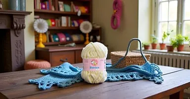  Thick Chunky Wool Yarn | Hand Knitting 400 gm yarn |White| DIY Crafts| Winter Projects thumbnail 3