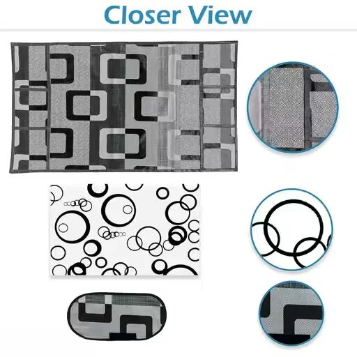 Fridge Top Cover Set | 6 Utility Pockets 2 Handle Covers 4 Mats | Kitchen Storage & Style Upgrade image 4