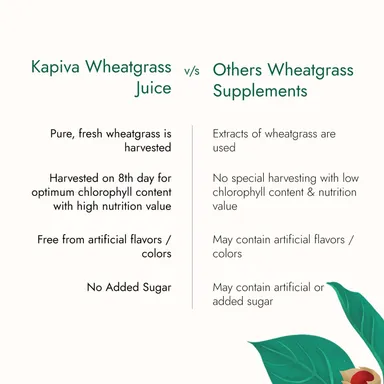 Kapiva Wheatgrass Juice 1L Ayurvedic Liver Detox Cleanse Digestive Health Purify Blood High Chlorophyll Natural Wellness Booster India thumbnail 2