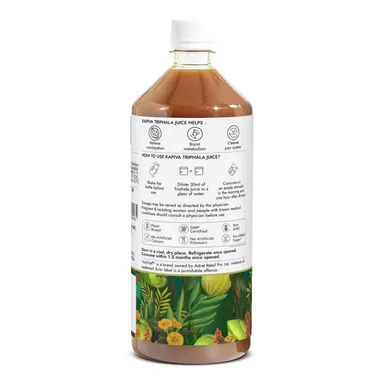 Kapiva Triphala Juice 1 L | Ayurvedic Digestive Tonic | Detox & Constipation Relief | No Added Sugar thumbnail 4