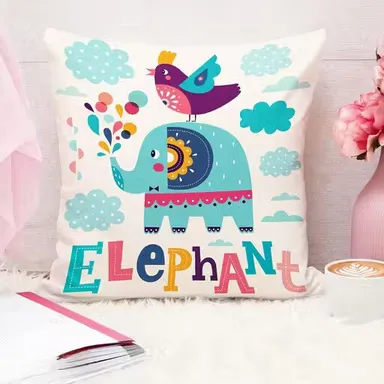 Vibrant Polyester Cushion Cover  | 5 Pieces Multicolor | Home Decor thumbnail 2