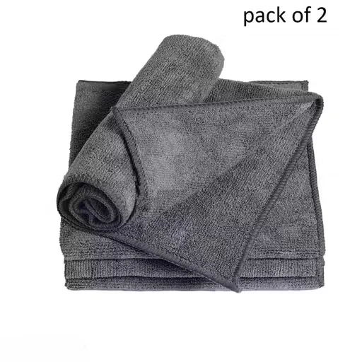 Trimly Premium Microfiber Wiping Cloths | Grey| 30x30 cm| Durable  image 1