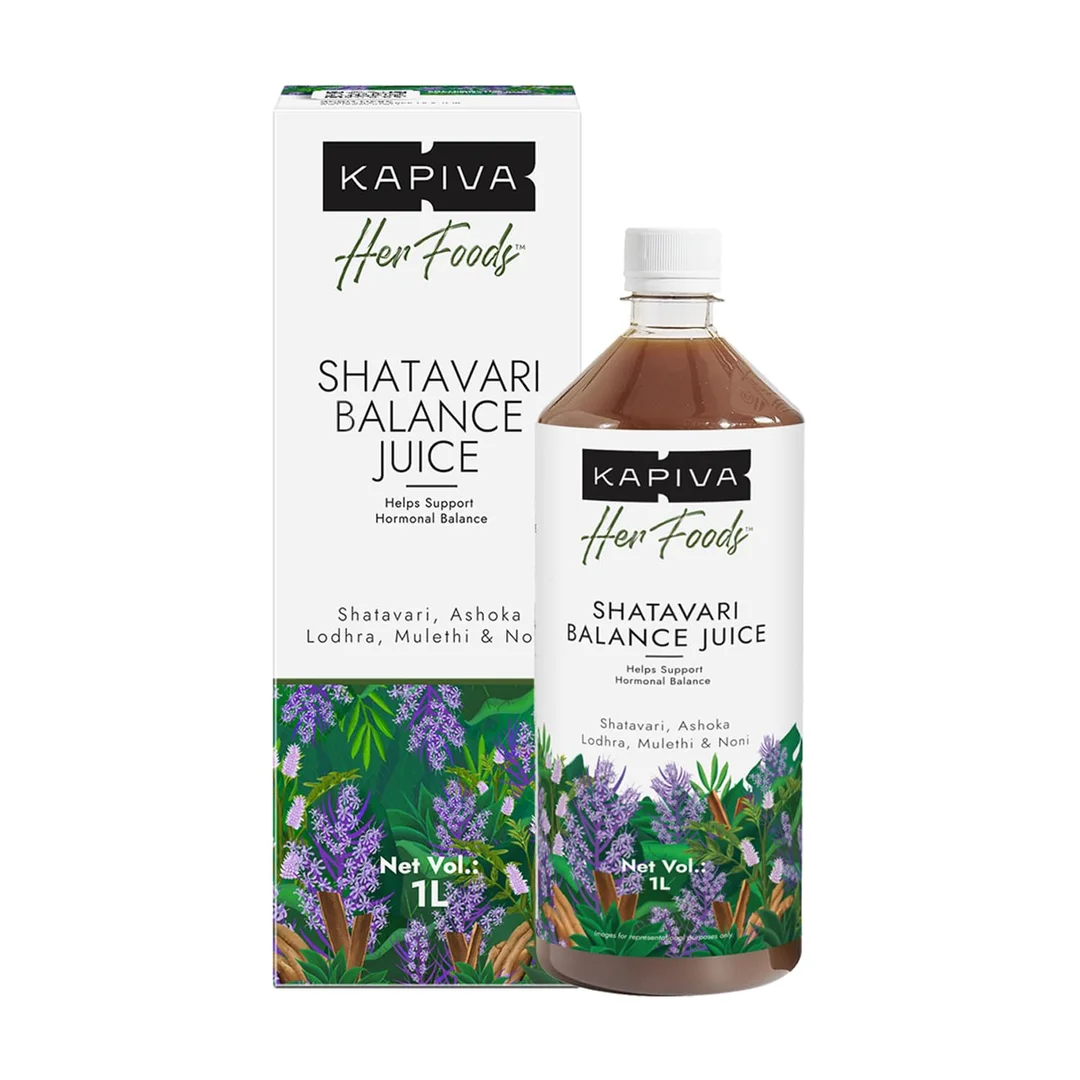 Kapiva Shatavari Balance 1L Ayurvedic Women’s Wellness Drink | Supports Hormonal Balance & Healthy Cycles | Natural Shatavari Juice image 1