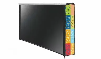 LED TV Cover 55-Inch | Weatherproof Dustproof Anti-Scratch | PVC Material | Yellow thumbnail 1