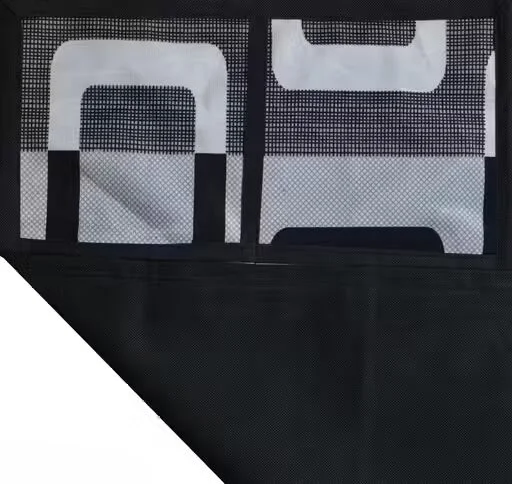 Microwave Oven Top Cover | 4 Utility Pockets | Dustproof Water-Resistant | Printed Multicolor image 3