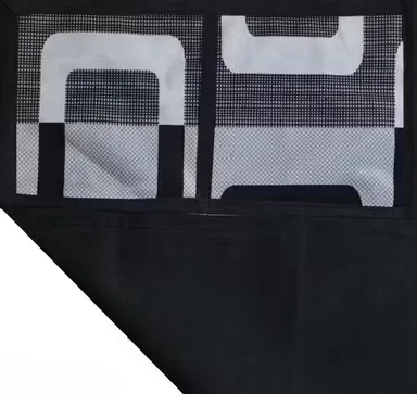 Microwave Oven Top Cover | 4 Utility Pockets | Dustproof Water-Resistant | Printed Multicolor thumbnail 2