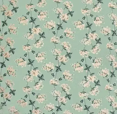 Trimly Floral Elastic Fitted Bedsheet | Elegant Green King Set with 2 Pillow Covers thumbnail 2