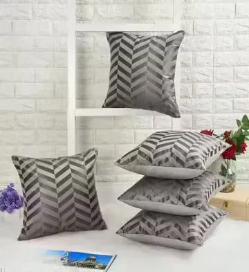 Trimly Luxe Velvet Cushion Covers | 5-Piece Set | Soft Plush| 16x16 Inches