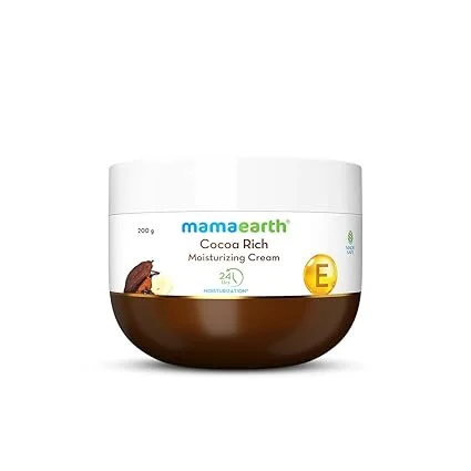 Mamaearth Cocoa Rich Moisturizing Cream with Cocoa Butter & Vitamin E | Deep Nourishment for Face| Hand & Body | Non-Greasy & Quick Absorbing | 50g | All Skin Types | image 1
