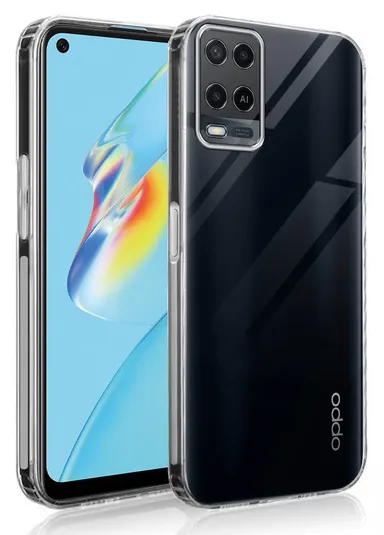Scratch‑Resistant Transparent Cover for Oppo A54 4G | Soft Silicone Clear Case thumbnail 0