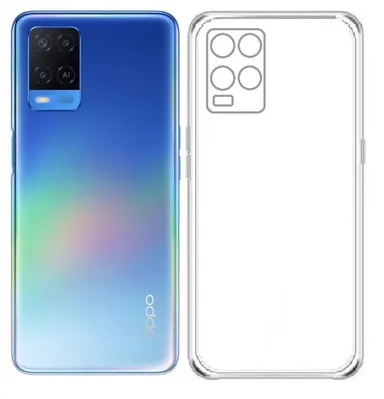 Scratch‑Resistant Transparent Cover for Oppo A54 4G | Soft Silicone Clear Case thumbnail 1
