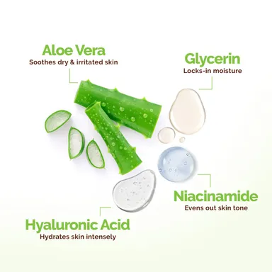 Mamaearth Aloe Vera Gel Moisturizer 200g | Hydrating | Non sticky & Quick absorbing | Lightweight | Oil-free | Soothes Skin thumbnail 3
